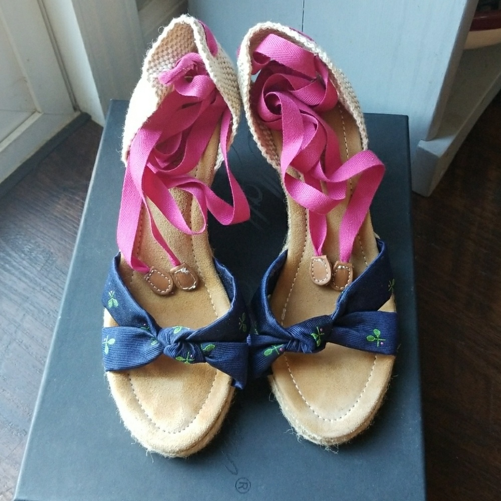 J Crew Espadrille Wedge Sandals